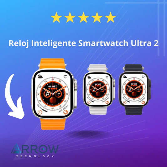 Reloj inteligente Smartwatch Ultra 2 con funciones avanzadas de monitoreo de salud, notificaciones y conectividad, ideal para un estilo de vida activo